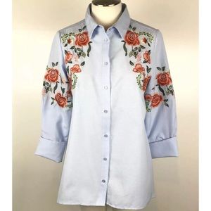 Hannah Floral Button Down Medium